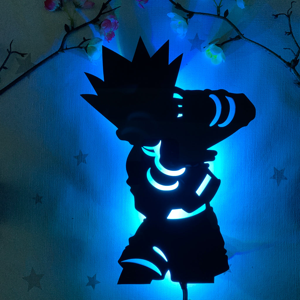 Hunter x Hunter Gon Freecss anime silhouette light