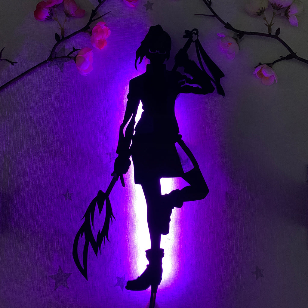 Jujutsu Kaisen Maki Zen'in anime silhouette light