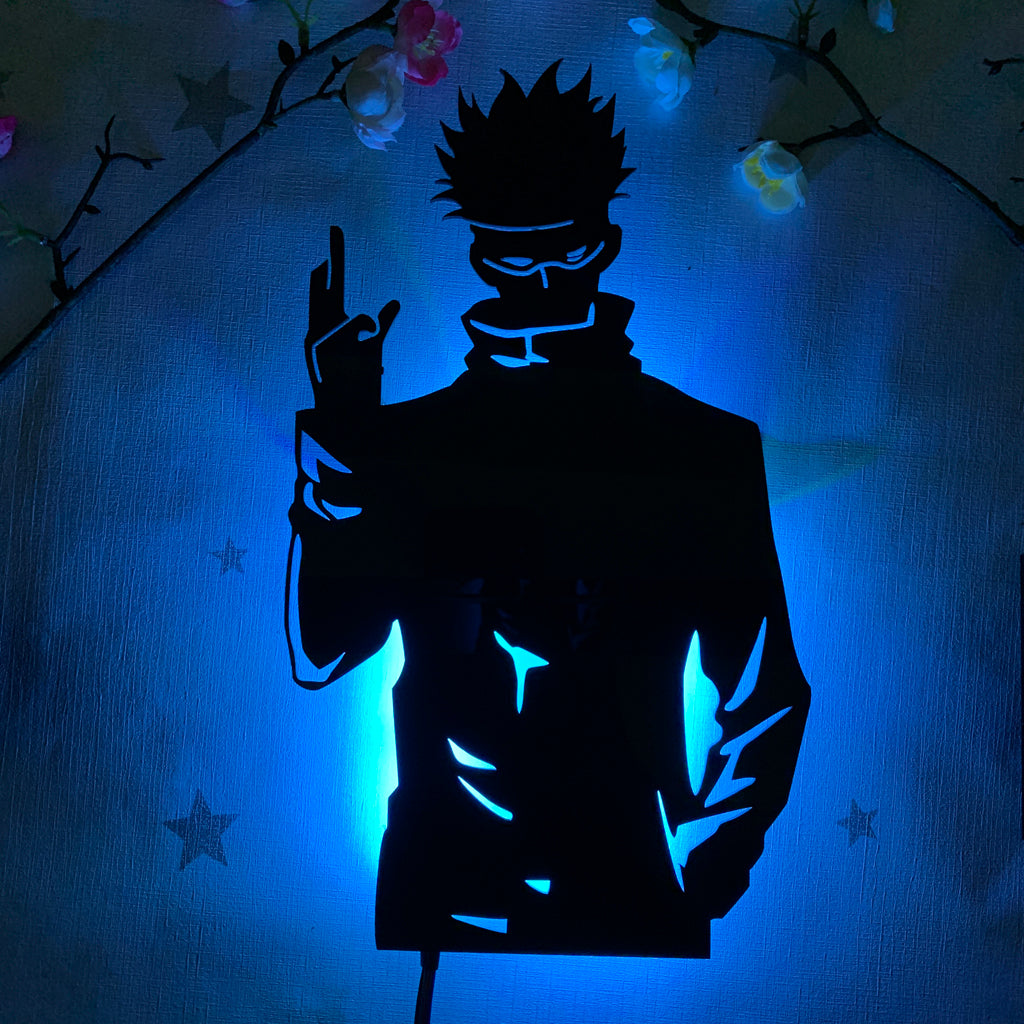 Jujutsu Kaisen Satoru Gojo anime silhouette light