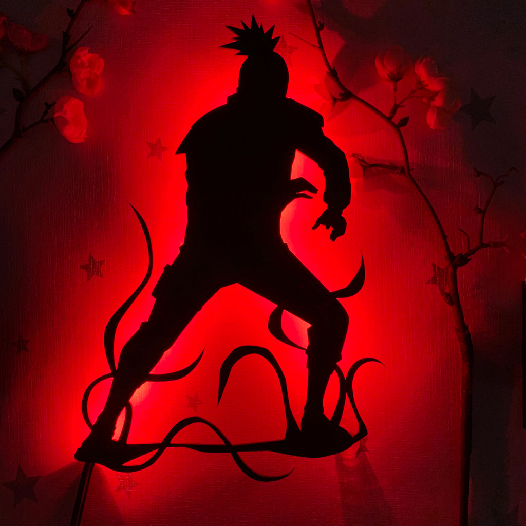 Naruto Shikamaru Nara anime silhouette light