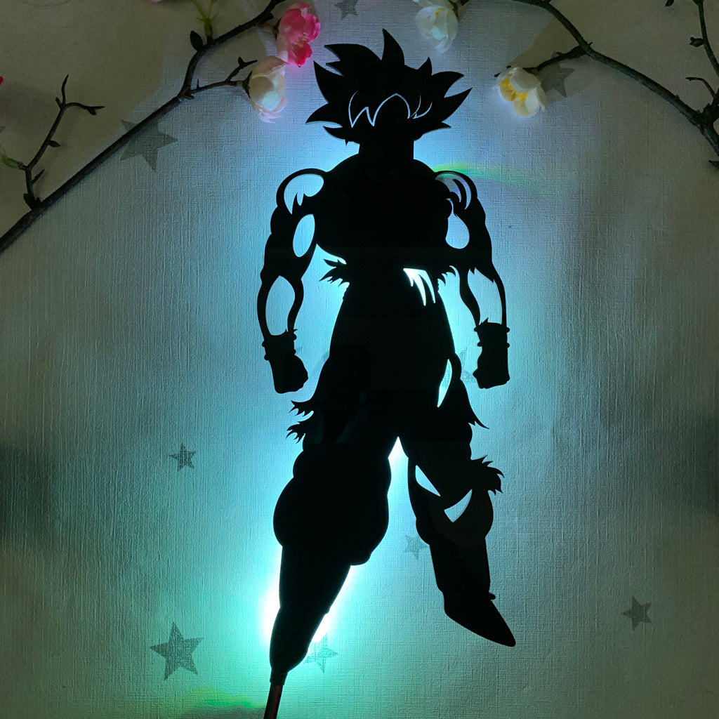 Dragon Ball Goku anime silhouette light