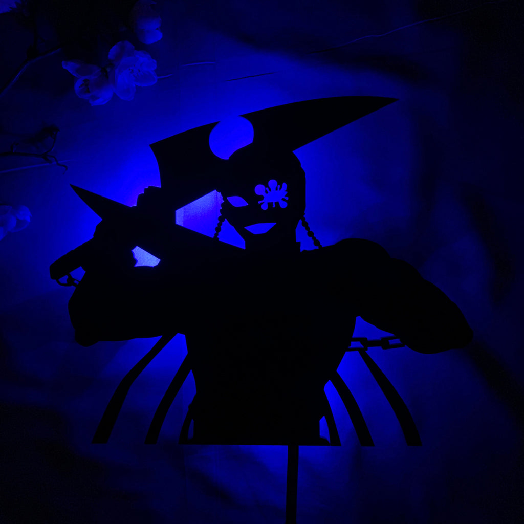 Demon Slayer Tengen Uzui anime silhouette light