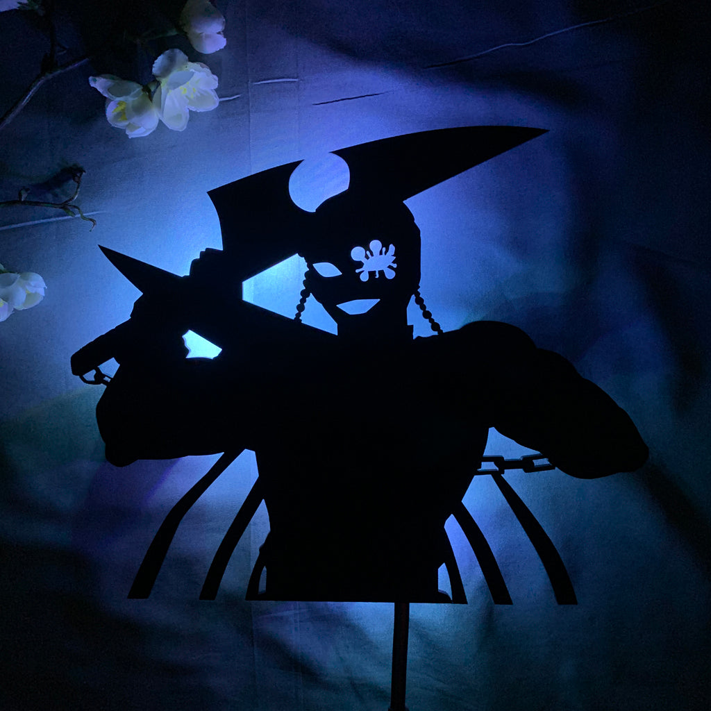 Demon Slayer Tengen Uzui anime silhouette light