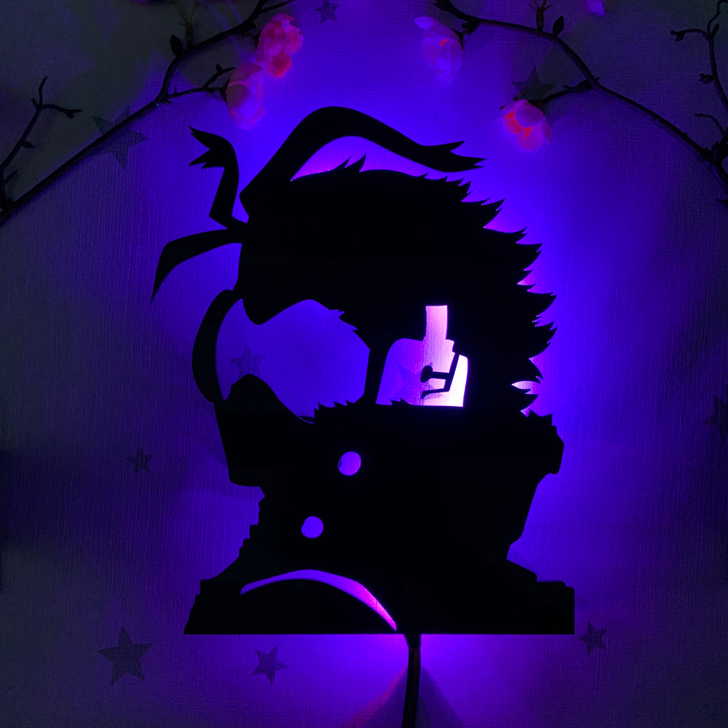 My Hero Academia Hawks anime silhouette light