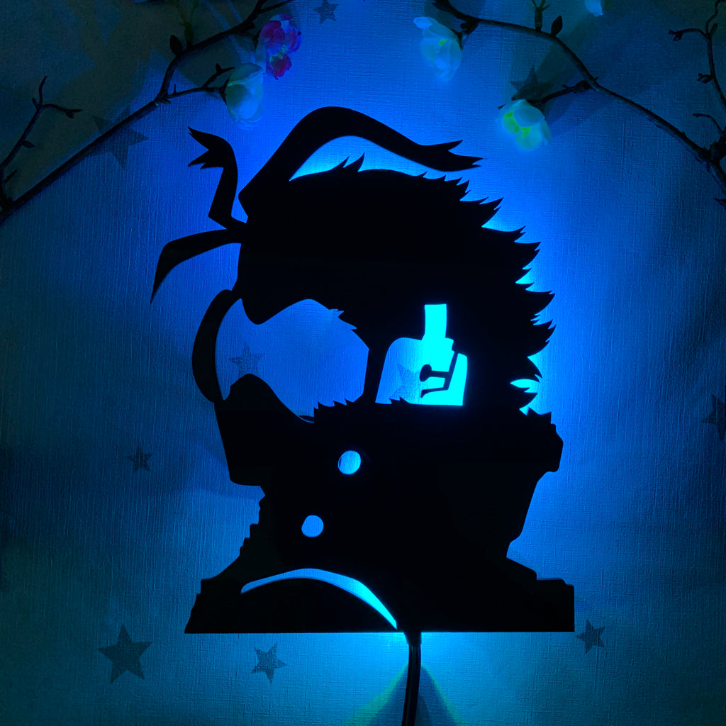 My Hero Academia Hawks anime silhouette light