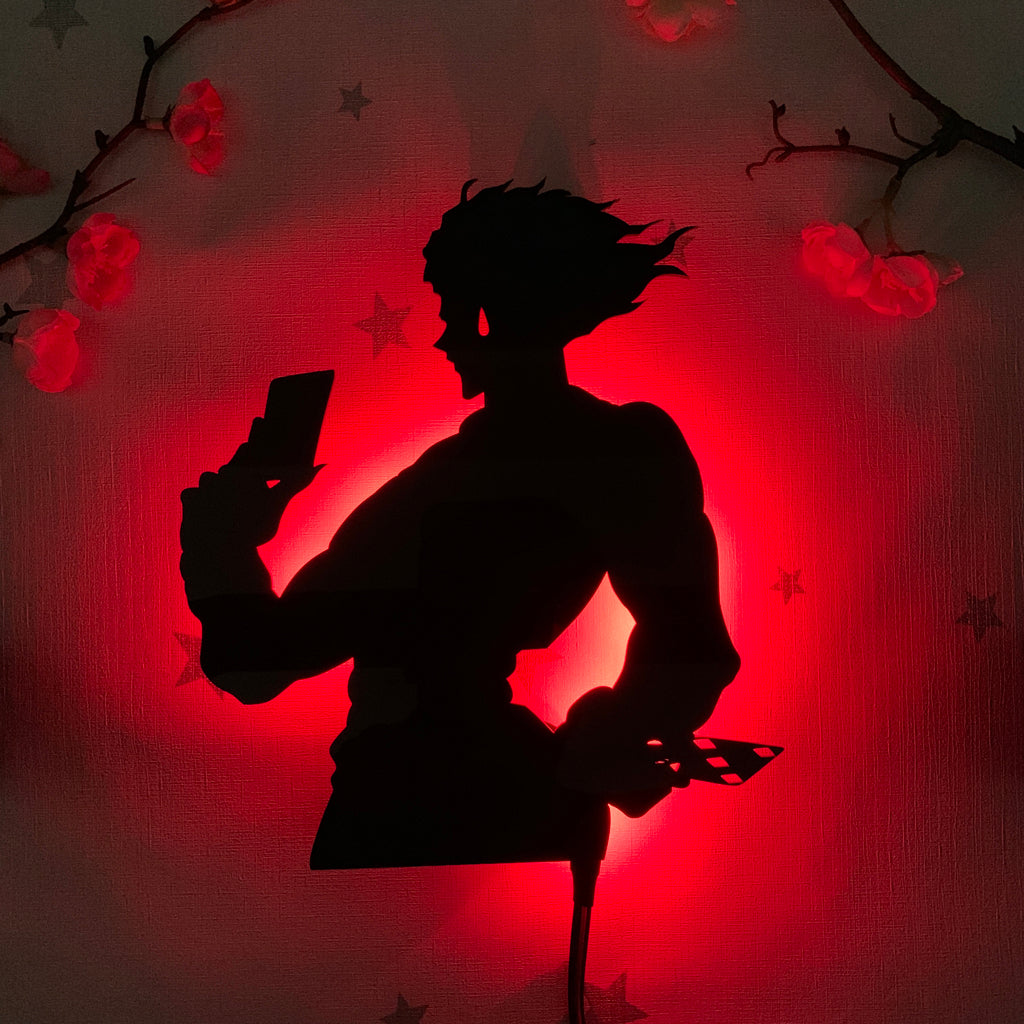 Hunter x Hunter Hisoka anime silhouette light
