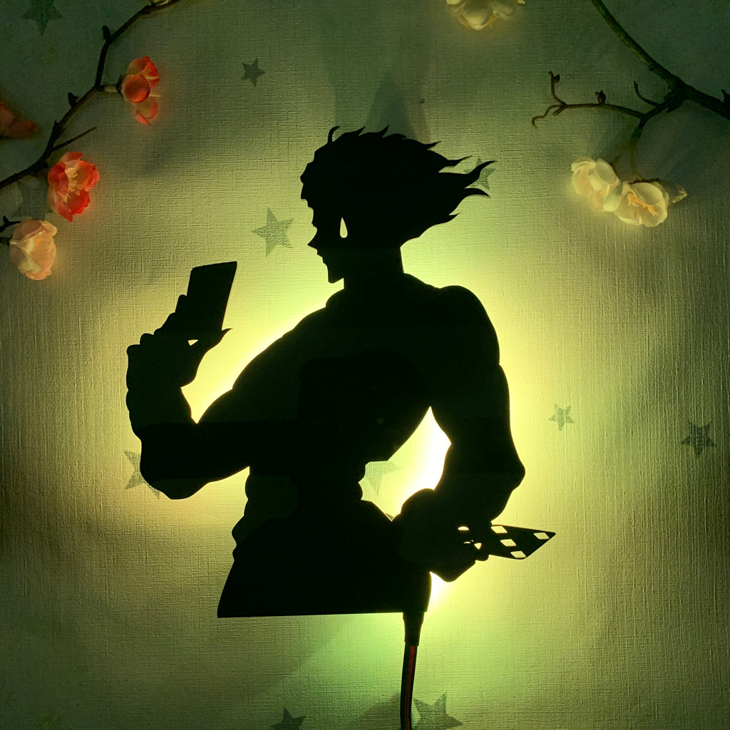 Hunter x Hunter Hisoka anime silhouette light