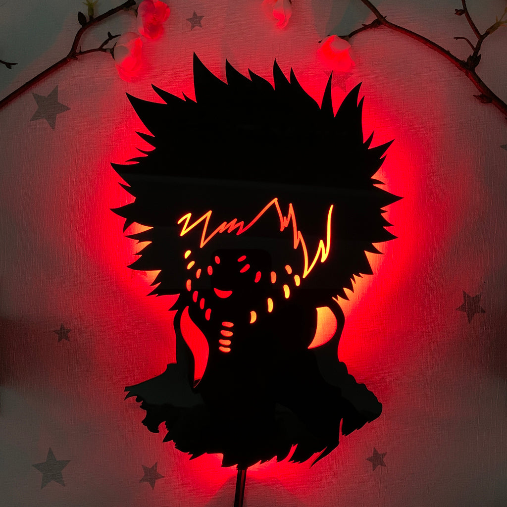 My Hero Academia Dabi anime silhouette light