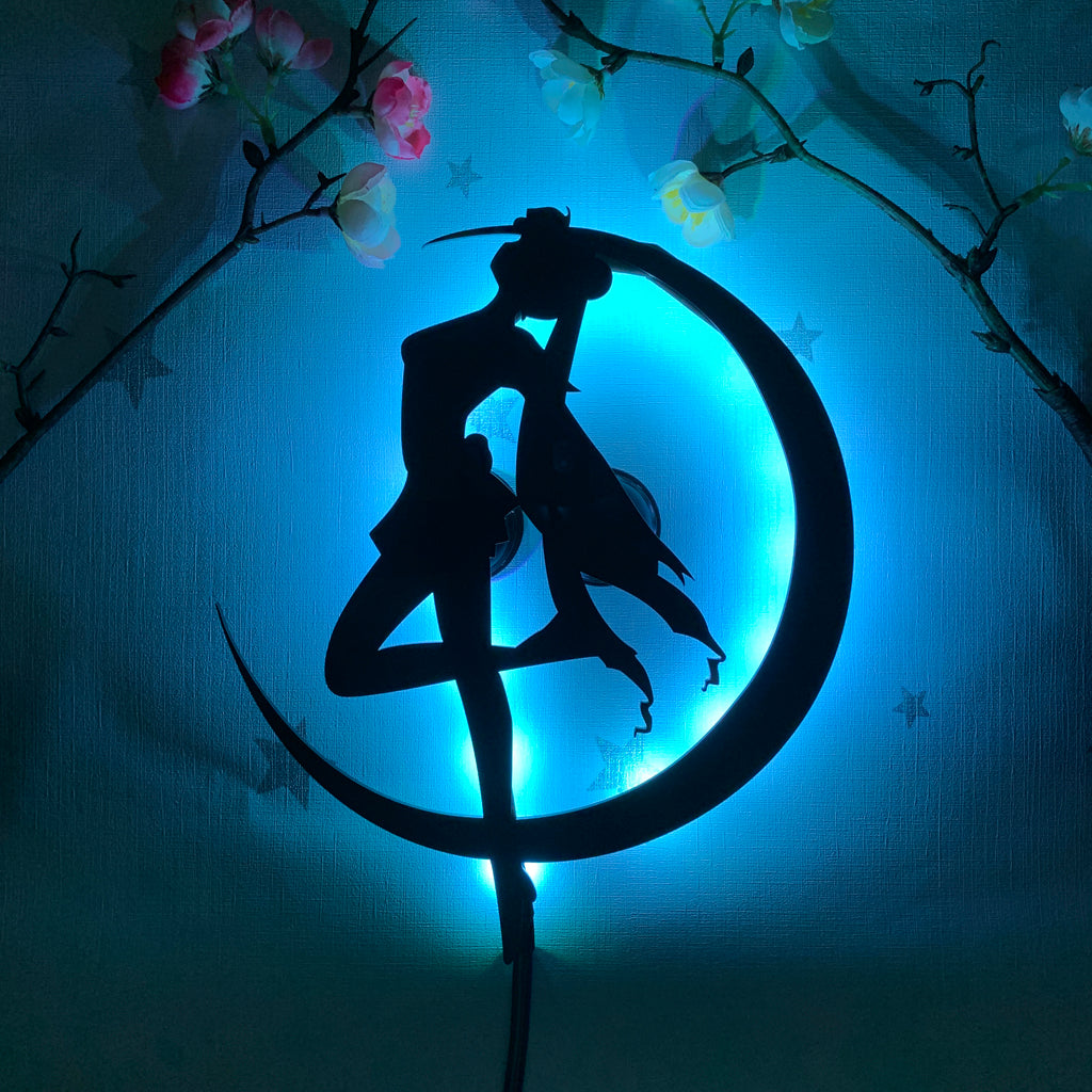 Sailor Moon Usagi Tsukino anime silhouette light