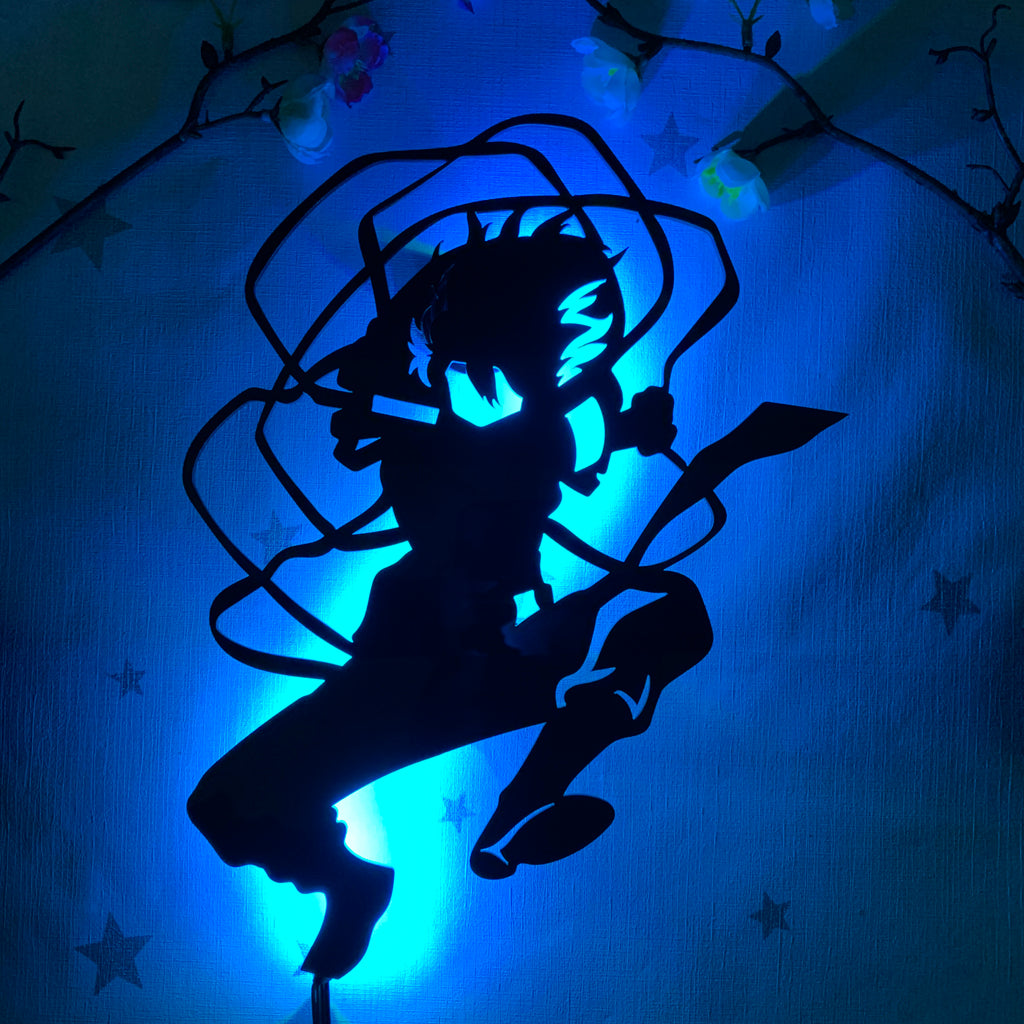 My Hero Academia Shota Aizawa Eraser Head anime silhouette light