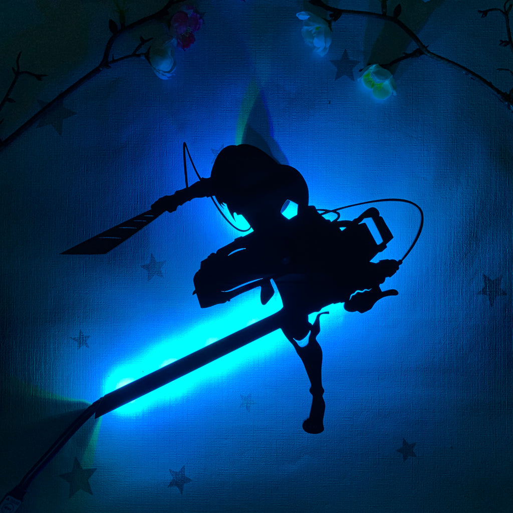 Attack on Titan Armin Arlert anime silhouette light