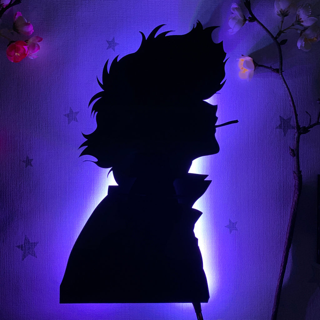 Cowboy Bebop Spike Spiegel anime silhouette light