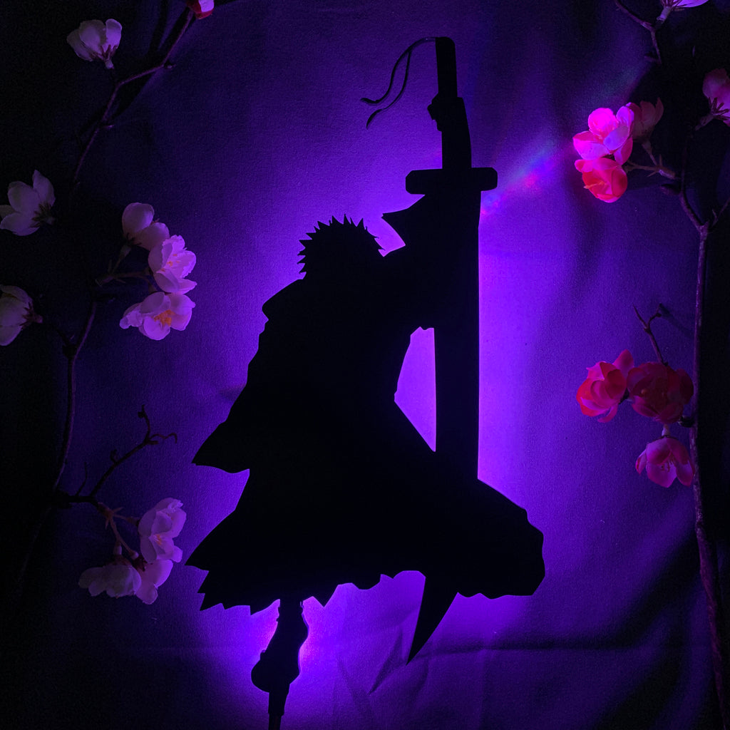 Bleach Ichigo Kurosaki anime silhouette light