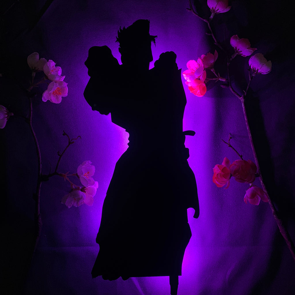 JoJo's Bizarre Adventure Jotaro Kujo pose anime silhouette light