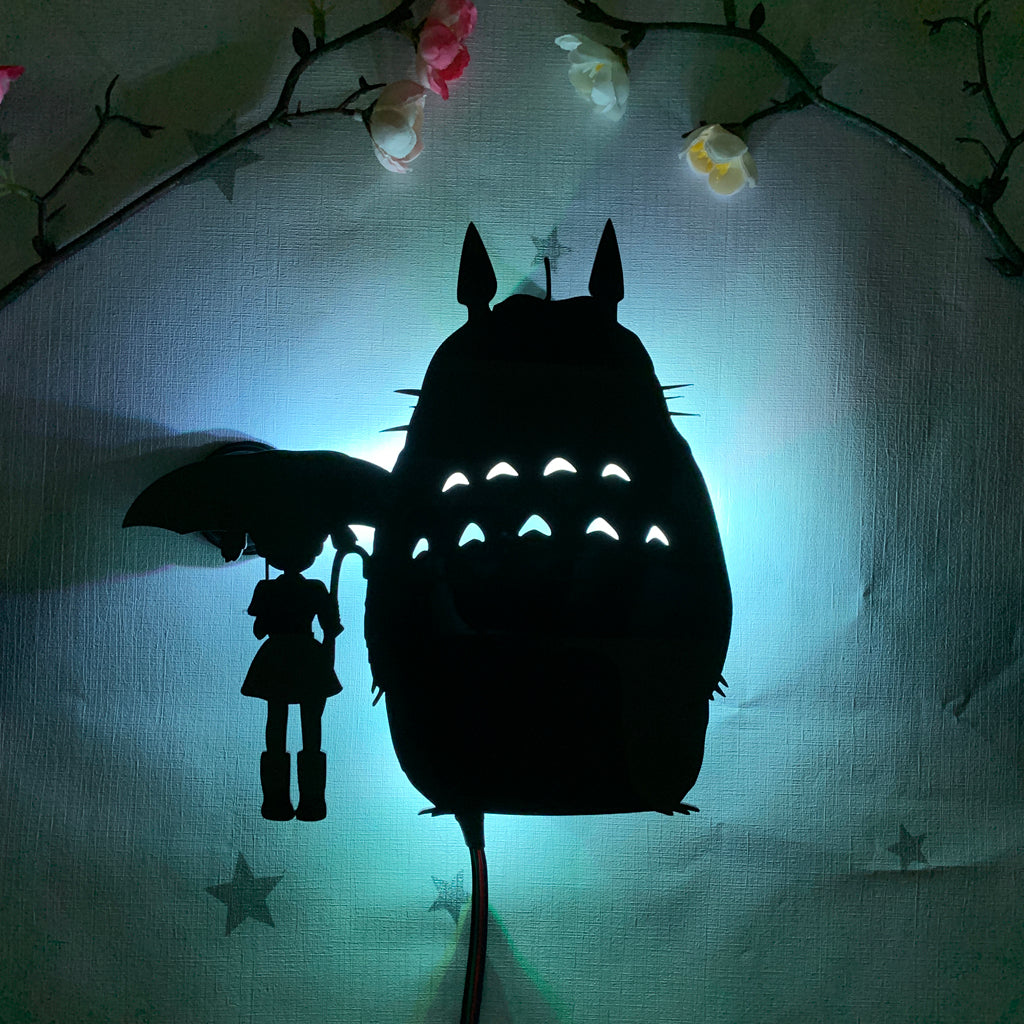 Studio Ghibli My Neighbor Totoro anime silhouette light