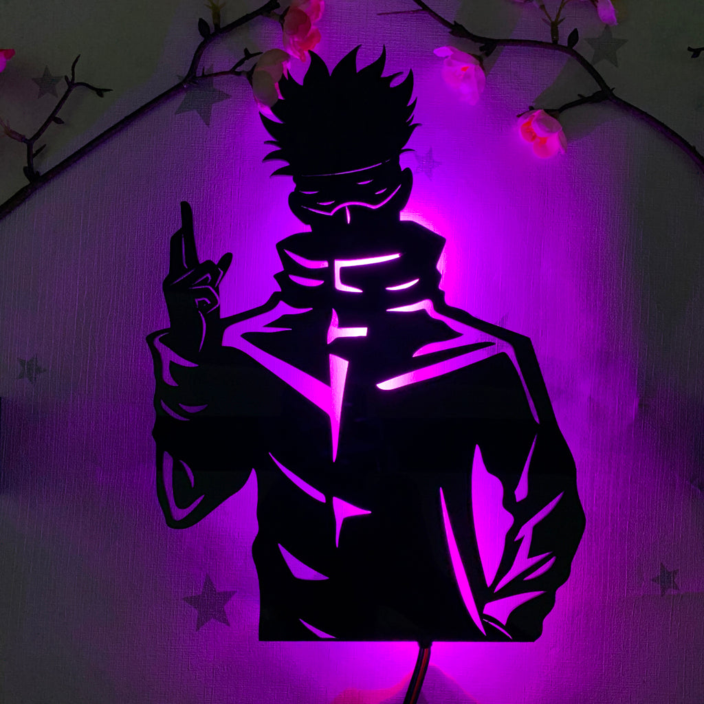 Jujutsu Kaisen Satoru Gojo anime silhouette light