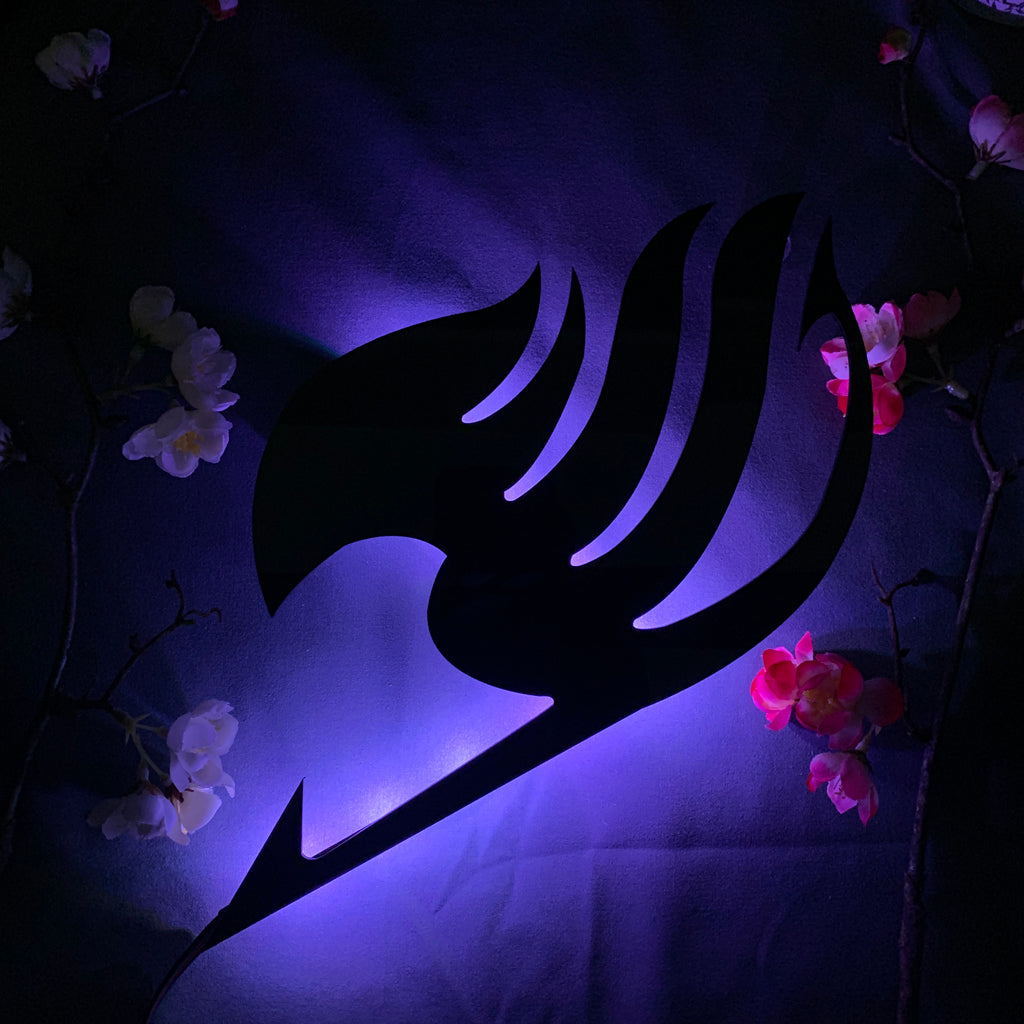 Fairy Tail Guild Emblem anime silhouette light