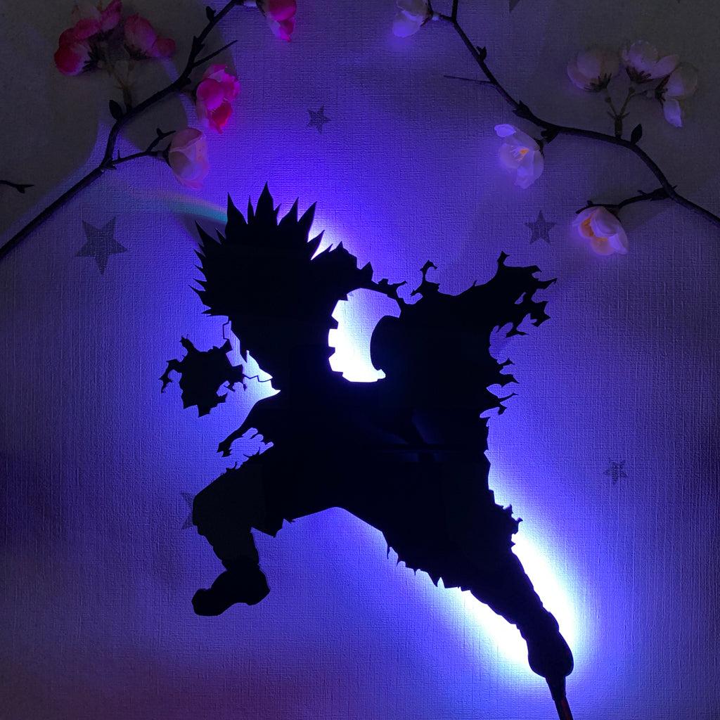 My Hero Academia Eijiro Kirishima anime silhouette light