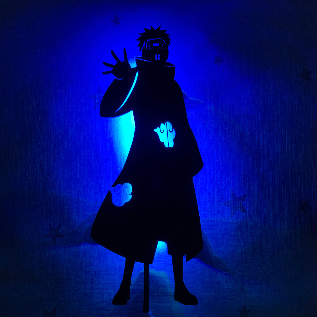 Naruto Pain Nagato anime silhouette light