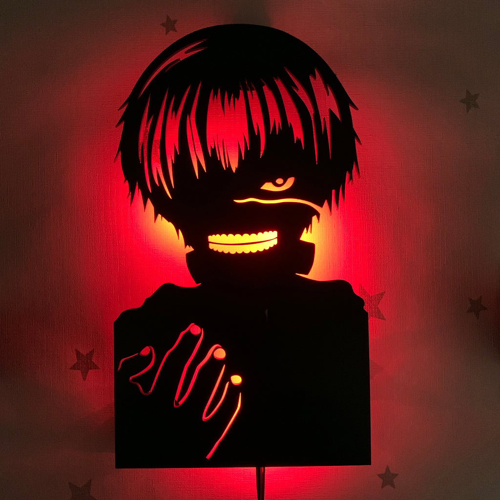 Tokyo Ghoul Ken Kaneki anime silhouette light