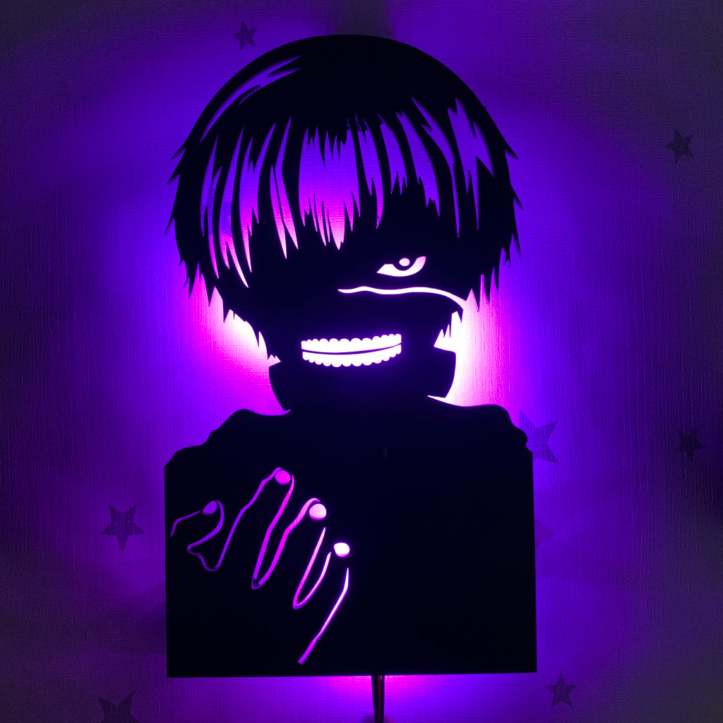 Tokyo Ghoul Ken Kaneki anime silhouette light