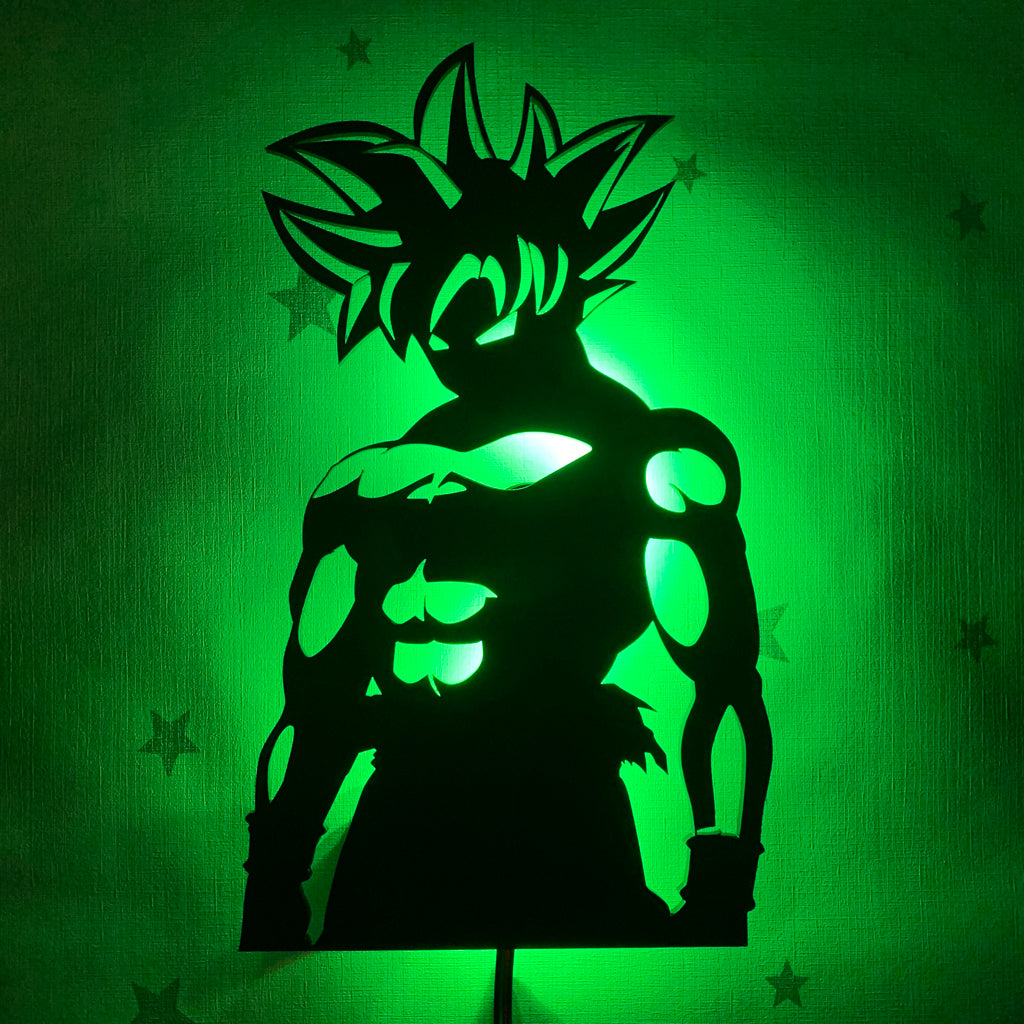 Dragon Ball Goku anime silhouette light