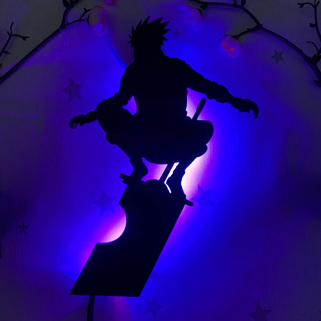 Naruto Kakashi Hatake anime silhouette light