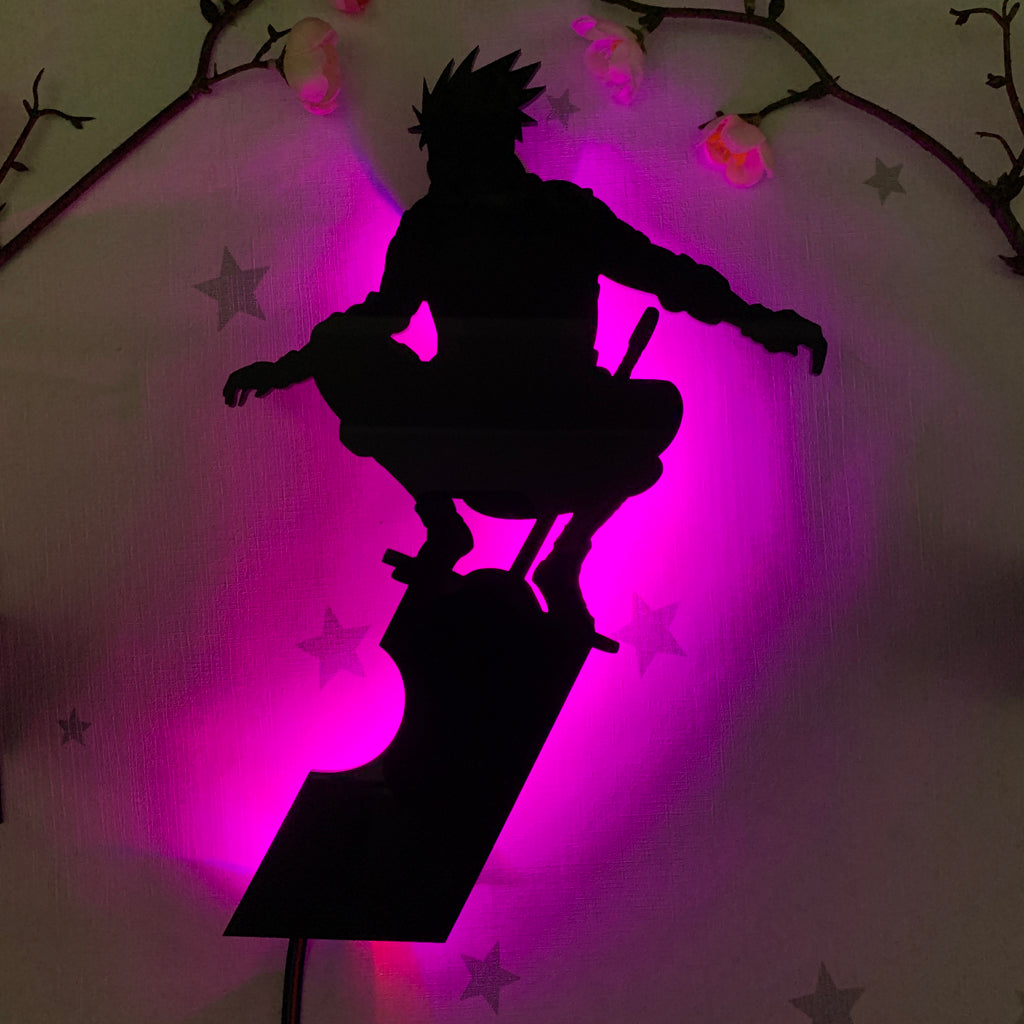 Naruto Kakashi Hatake anime silhouette light