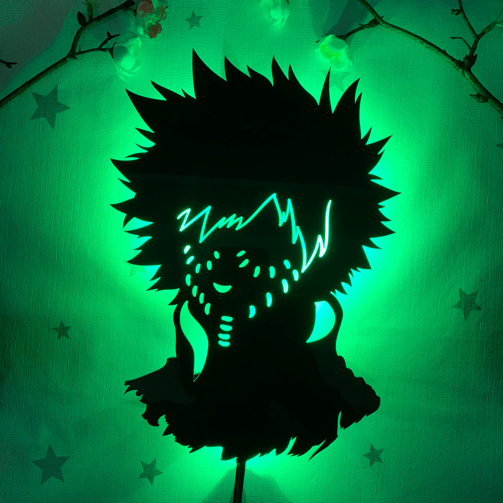 My Hero Academia Dabi anime silhouette light