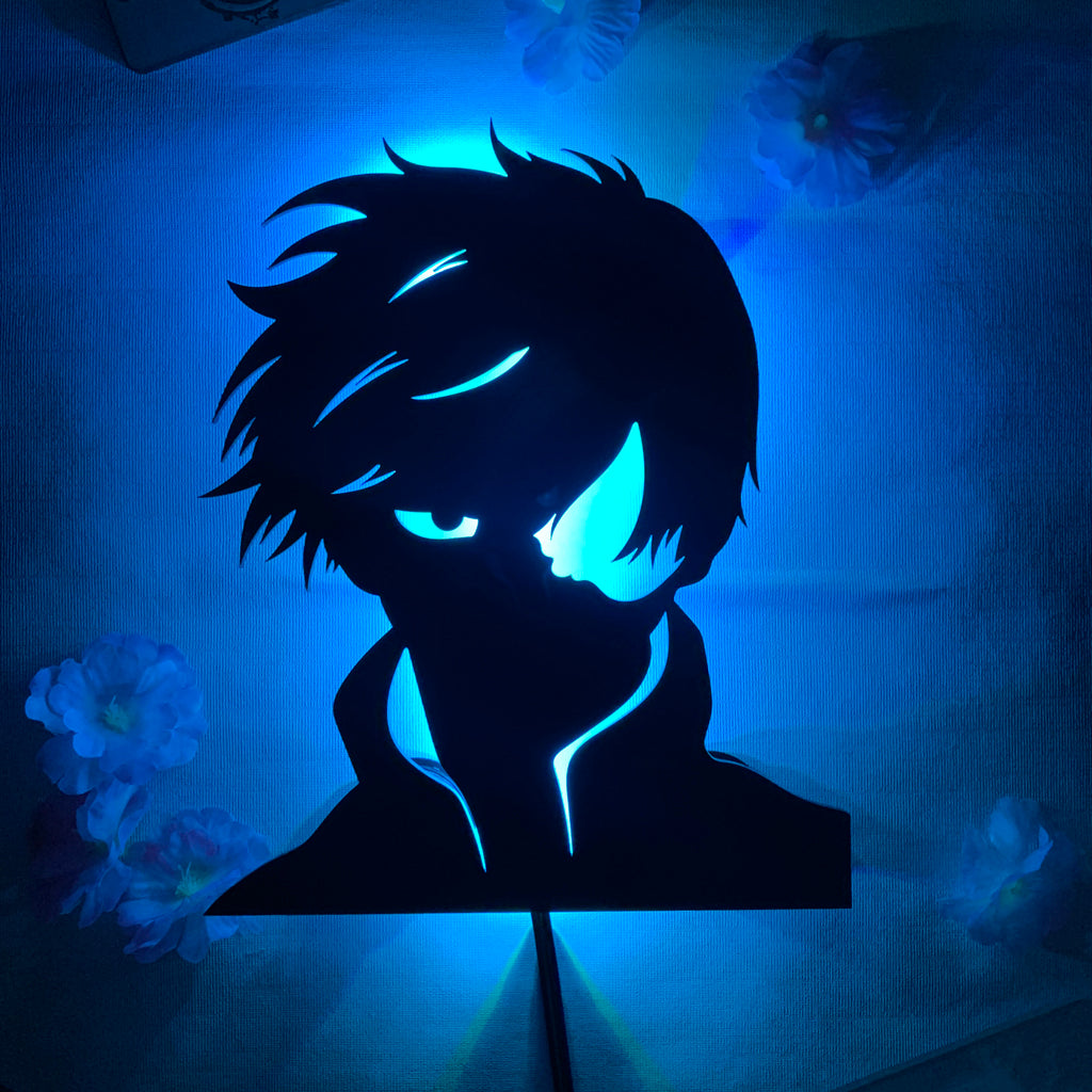 My Hero Academia Shoto Todoroki anime silhouette light