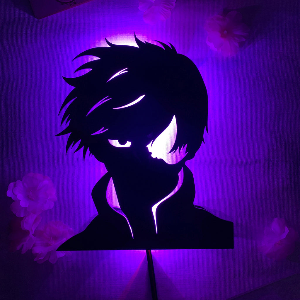 My Hero Academia Shoto Todoroki anime silhouette light