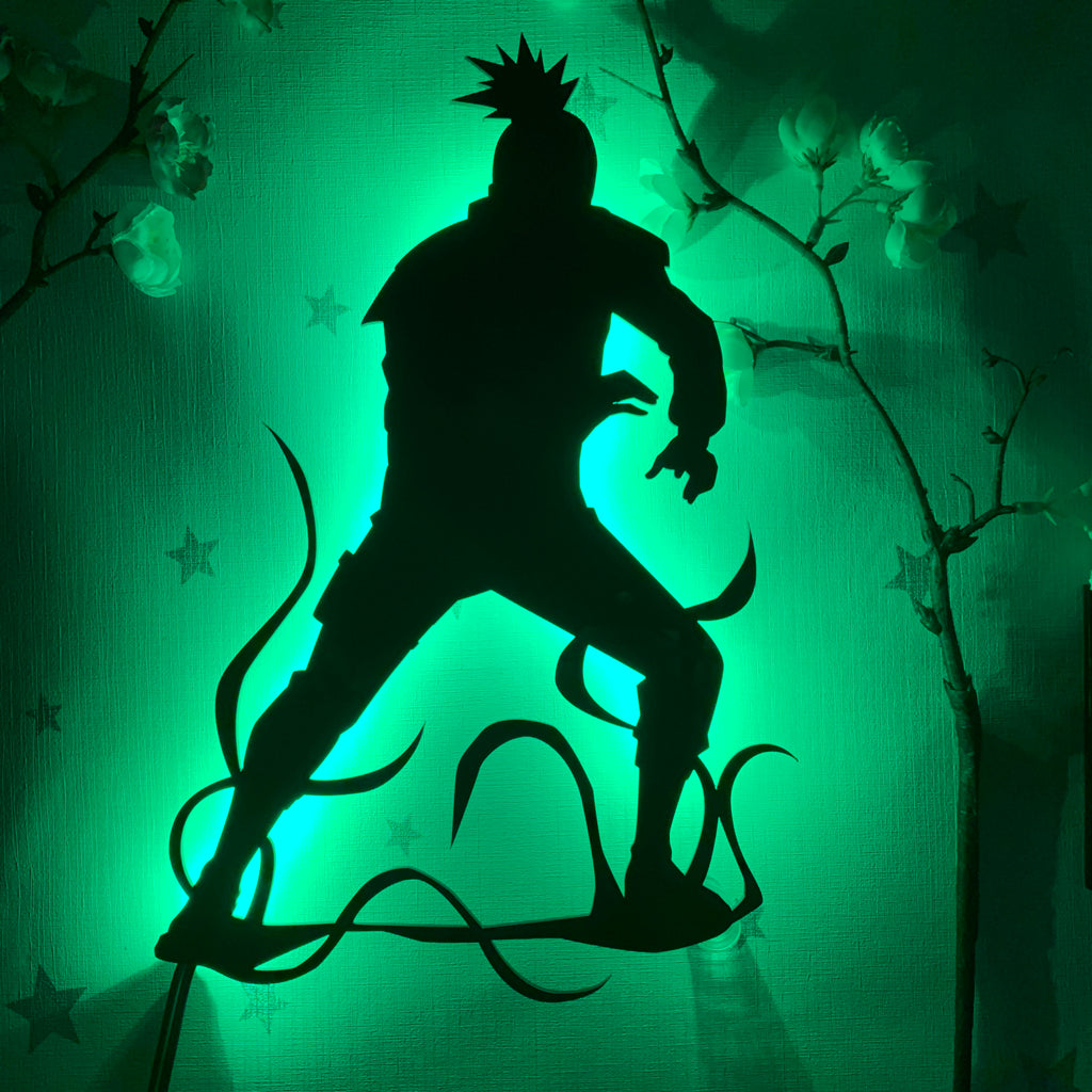 Naruto Shikamaru Nara anime silhouette light