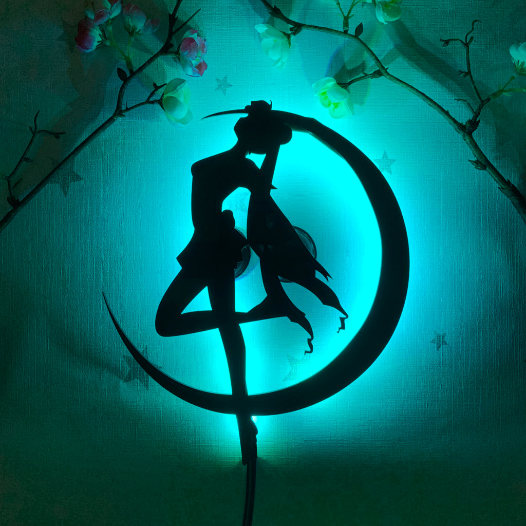 Sailor Moon Usagi Tsukino anime silhouette light